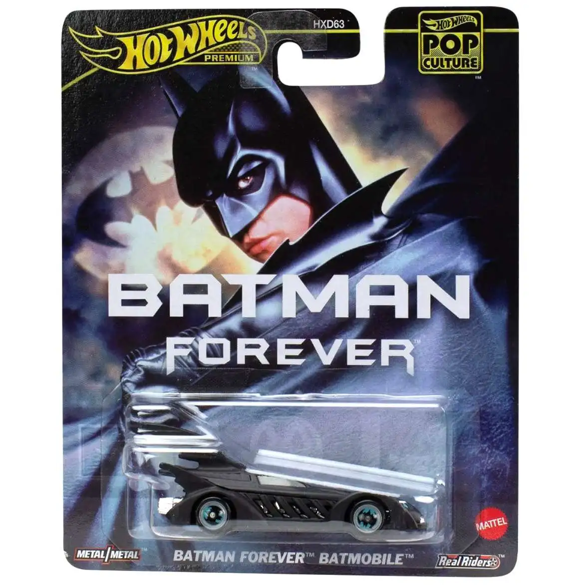 Hot Wheels Batman Forever POP Culture Batmobile Premium Diecast Car