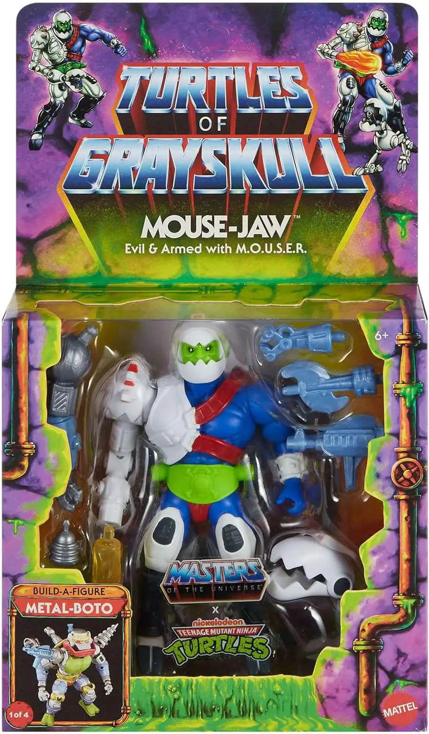 Masters of the Universe Turtles of Grayskull Origins Mouse-Jaw Action Figure