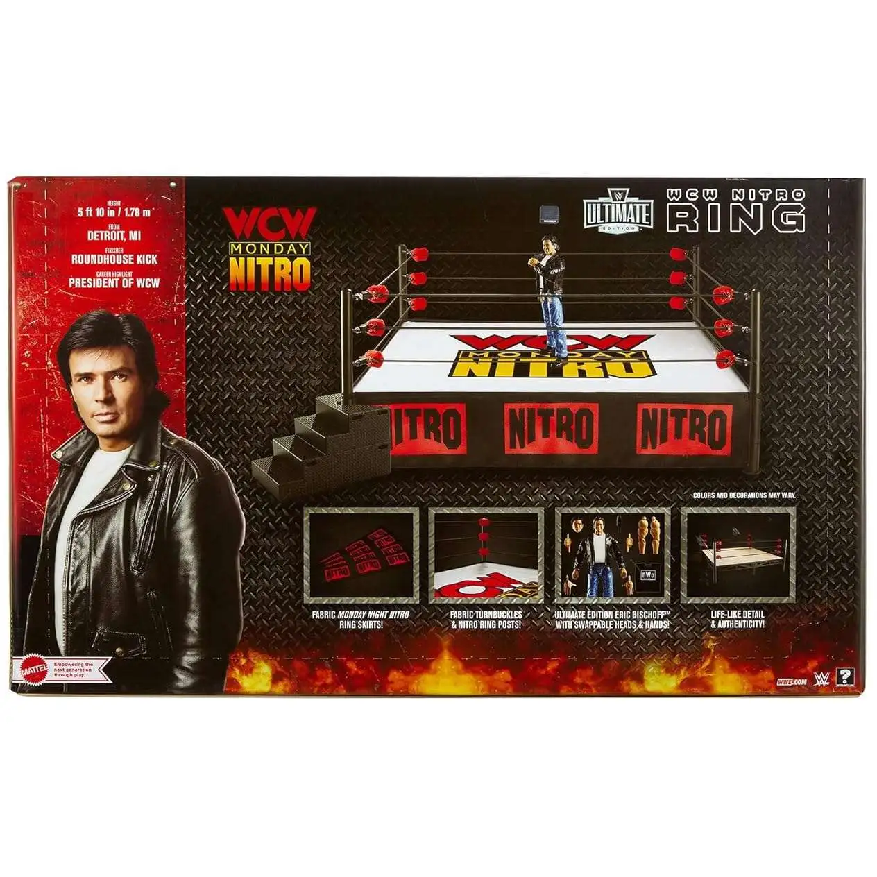 WWE Wrestling Ultimate Edition WCW Nitro Ring Playset