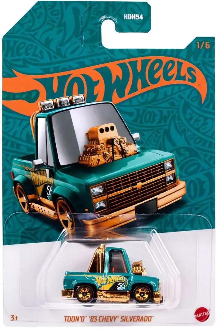 Hot Wheels 2024 Pearl Chrome Toond 83 Chevy Silverado 164 Diecast Car  Mattel Toys - ToyWiz