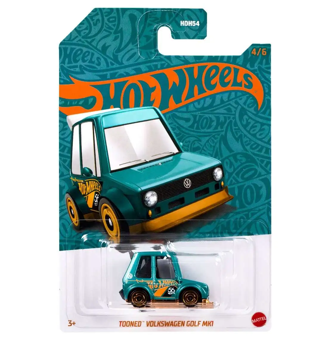 Hot Wheels 56th Anniversary 2024 Pearl Chrome Series 2 Tooned Wolkswagen  Golf MK1 164 Diecast Car Mattel Toys - ToyWiz