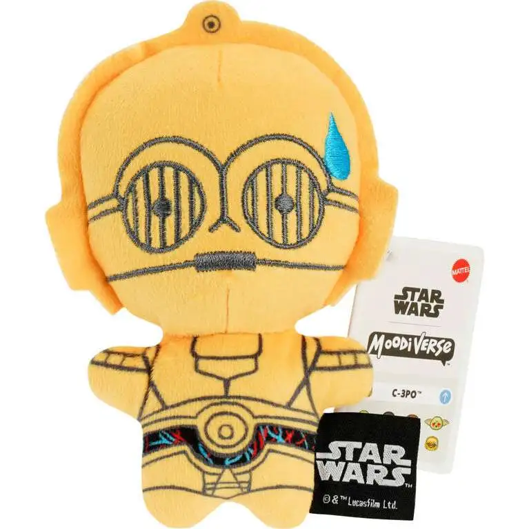 Star Wars Moodiverse C-3PO 4 Plush Nervous Mattel - ToyWiz Star Wars Moodiverse C-3PO 4 Plush Nervous Mattel - ToyWiz