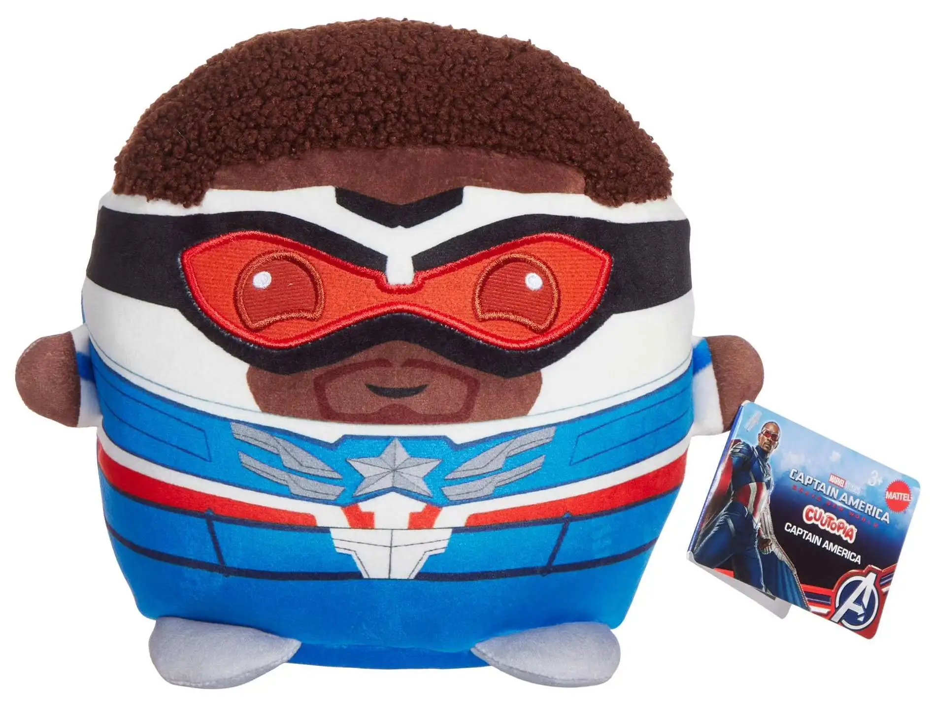 Marvel Captain America Brave New World Cuutopia Captain America 7-Inch Plush [Sam Wilson]