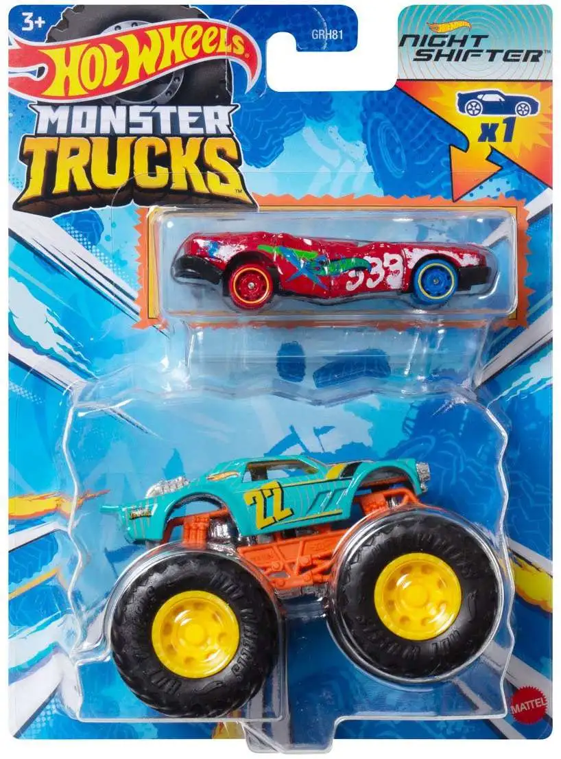 Hot Wheels Monster Trucks Night Shifter 164 Diecast Car Includes ...