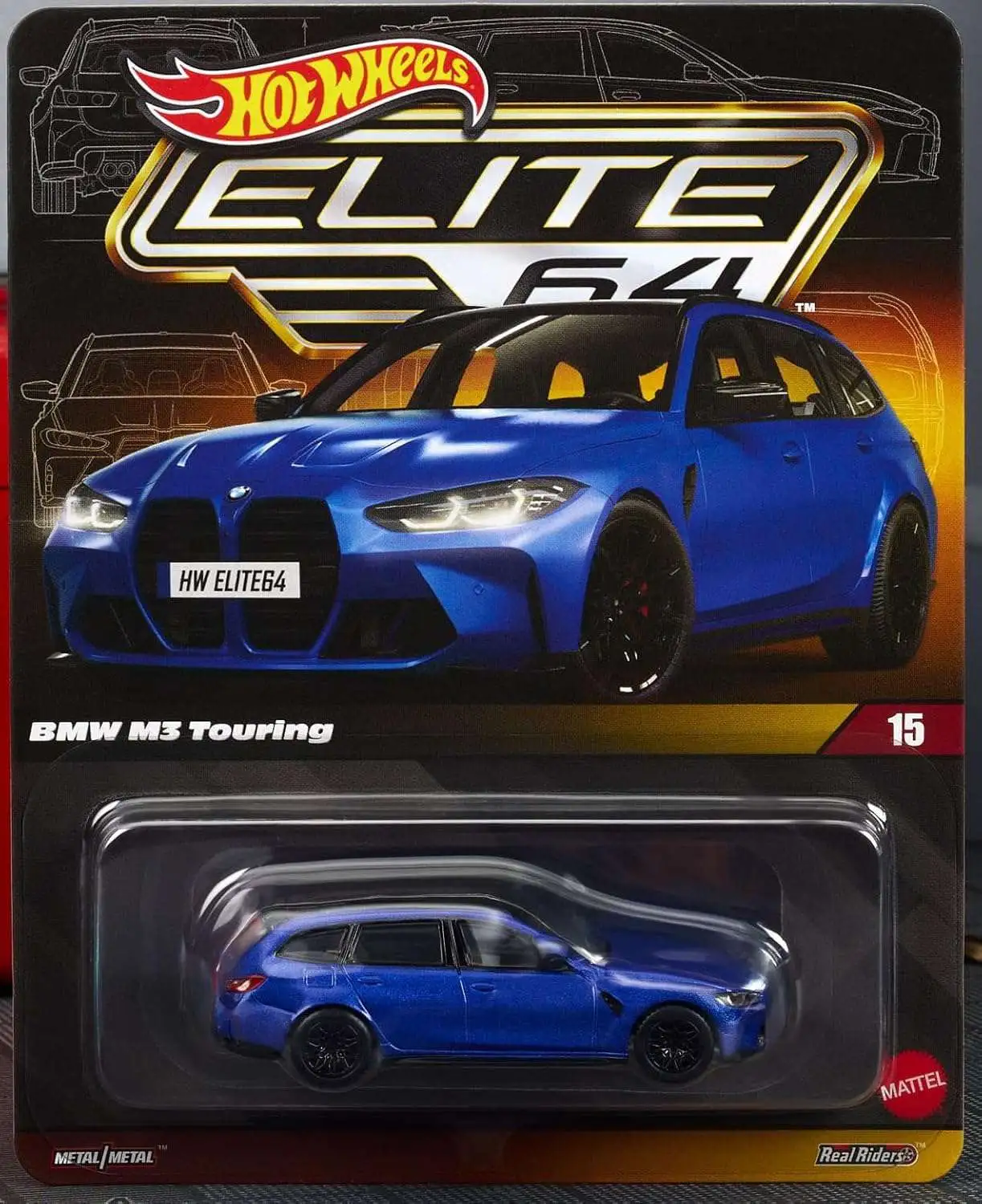 Hot Wheels Elite 64 BMW M3 Touring Die Cast Car