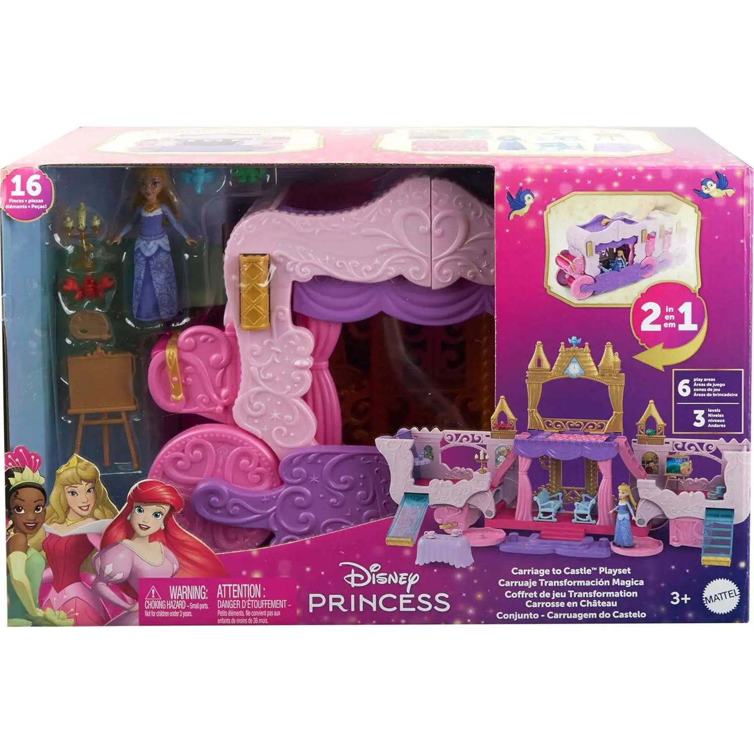 Disney Princess Carriage to Castle Playset