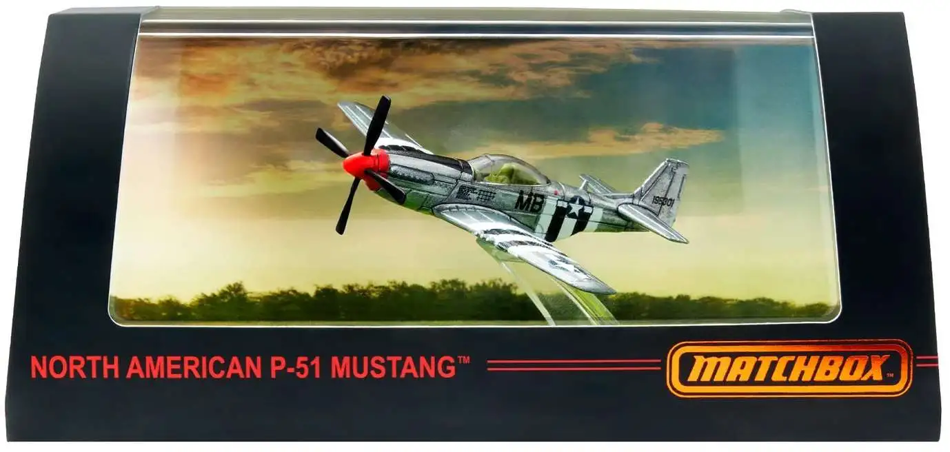 Matchbox North American P-51 Mustang Diecast Vehicle