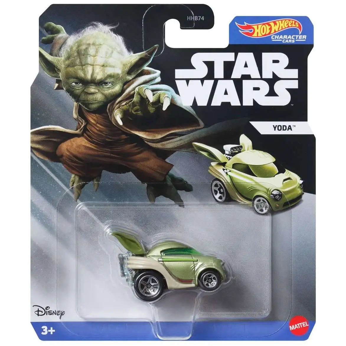 Hot Wheels Star Wars Character Cars Yoda Diecast Car