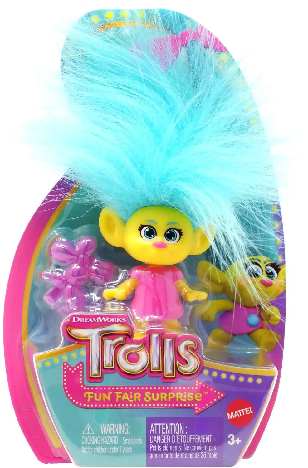Trolls Fun Fair Surprise Smidge 3-Inch Mini Doll [Damaged Package]