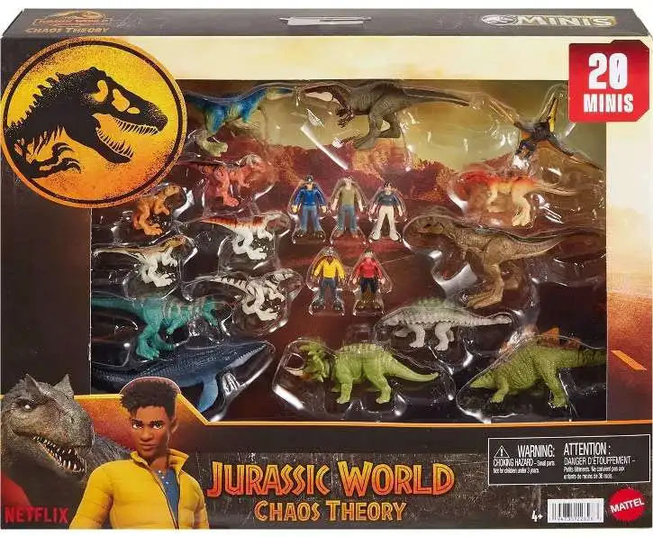 Jurassic Park MINIS Chaos Theory Exclusive Mini Figure 20-Pack