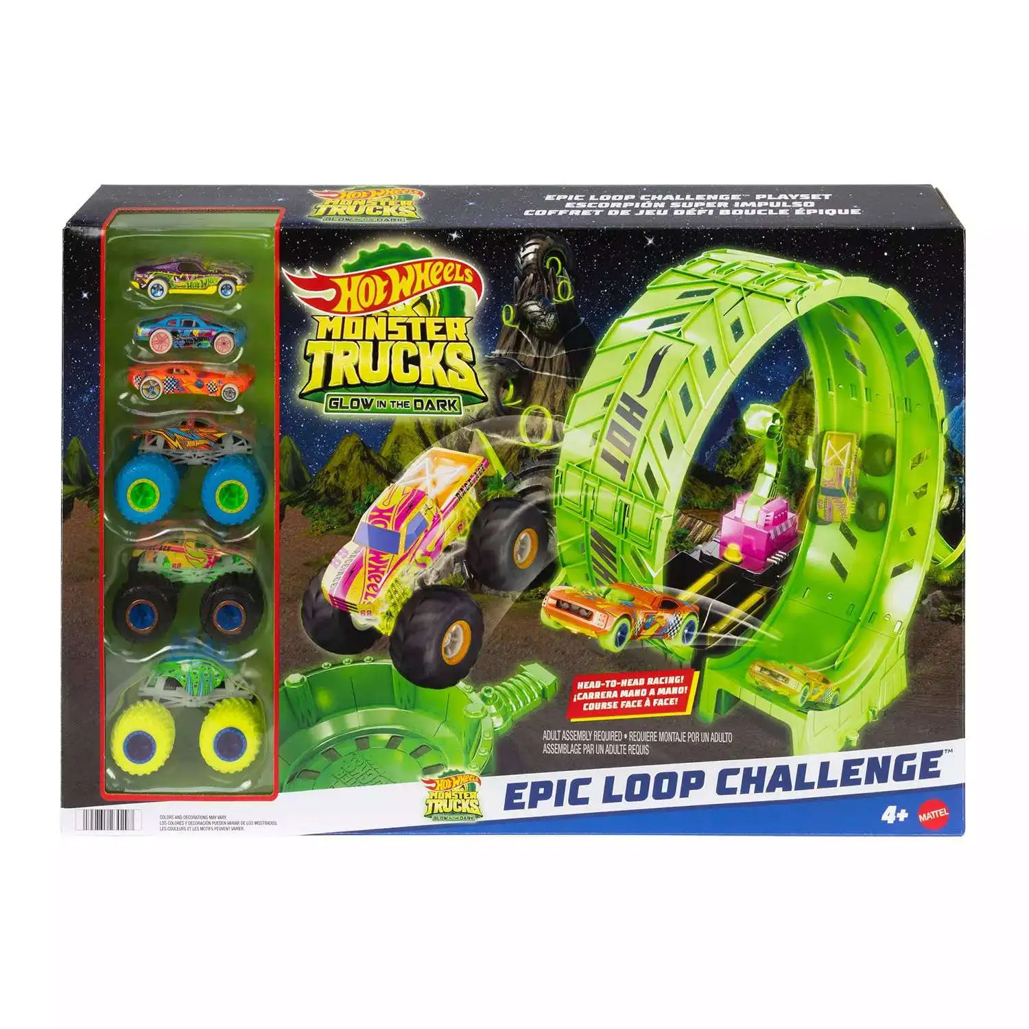 Hot Wheels Monster Trucks Epic Loop Challenge 164 Playset Mattel Toys ToyWiz