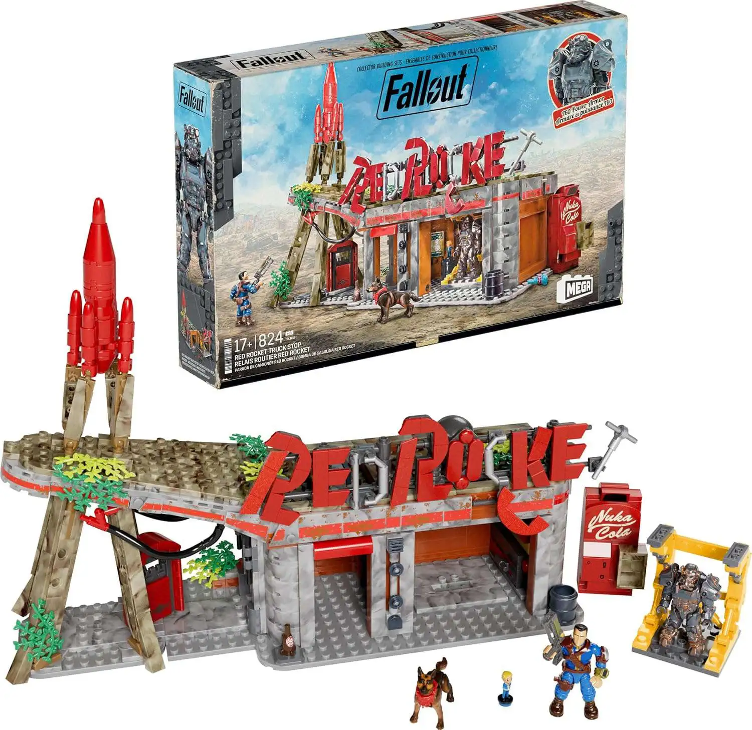 Fallout MEGA Red Rocket Truck Stop Building Set