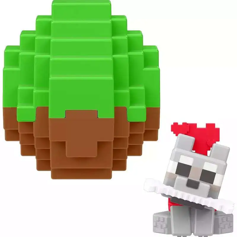 Minecraft Mini Mode Spawn Egg Loyal Wolf Mini Figure
