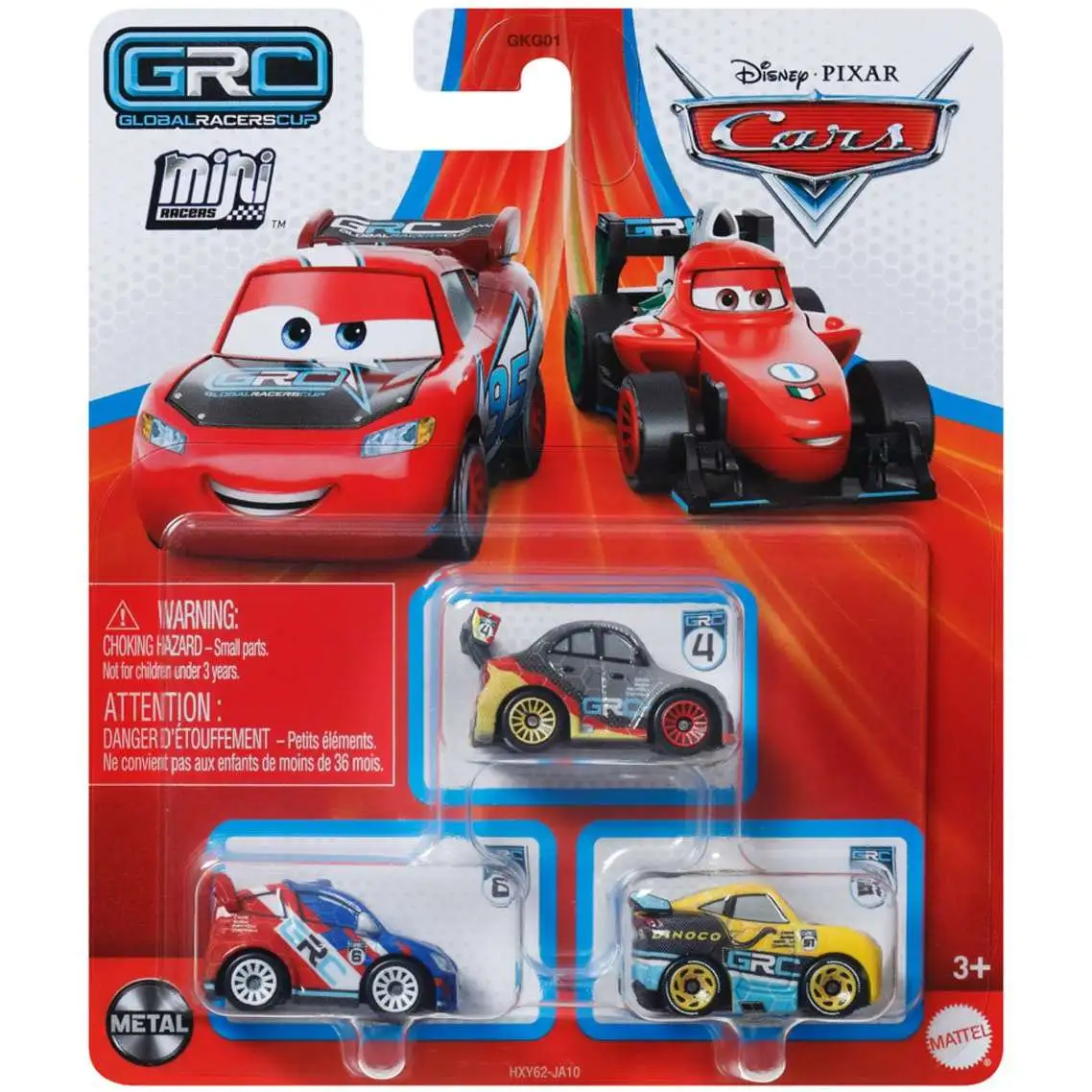 Disney Pixar Cars Global Racers Cup Die Cast Metal Mini