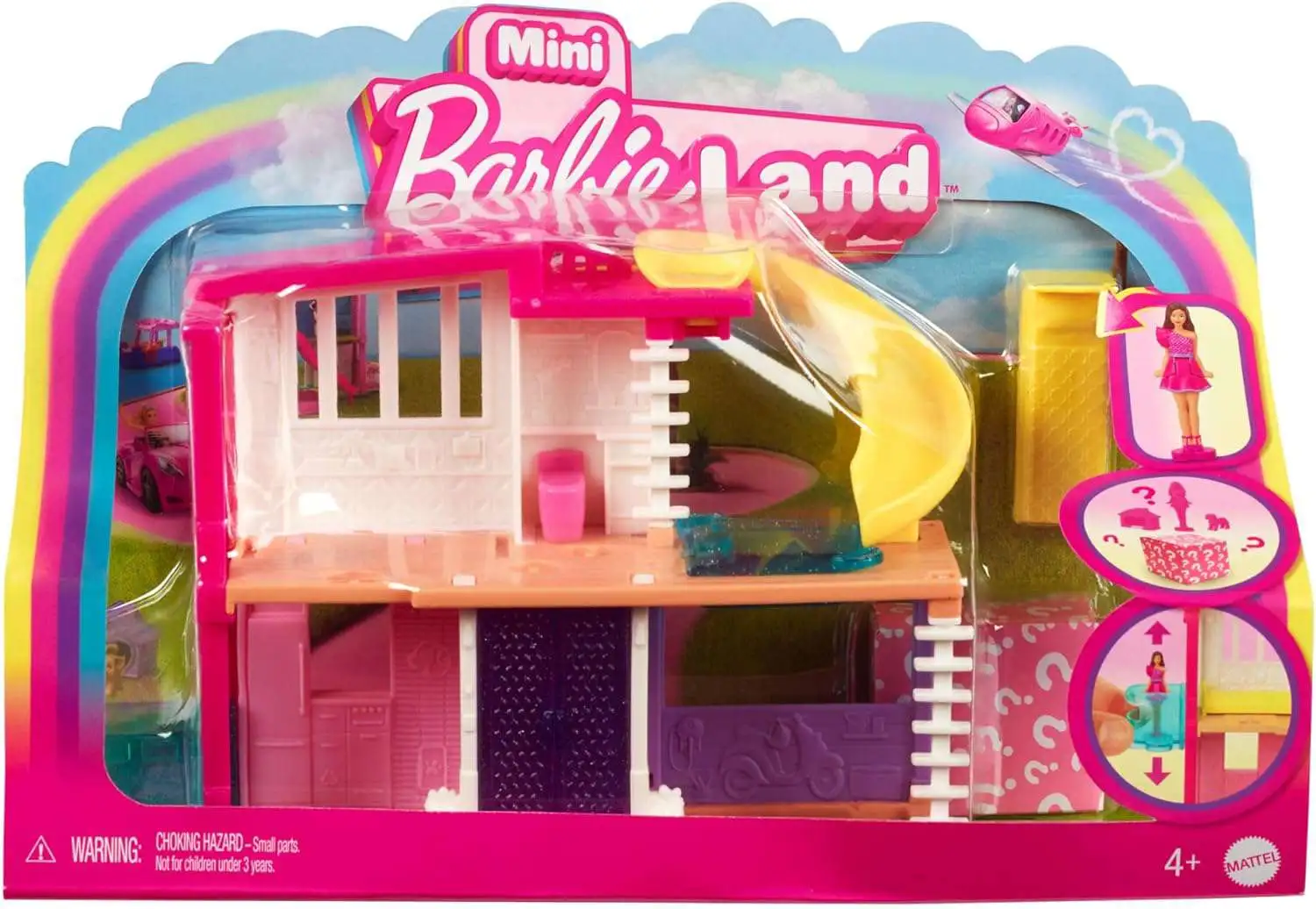 Mini BarbieLand Mini Dreamhouse 1.5-Inch Playset [Version 2, Loose]