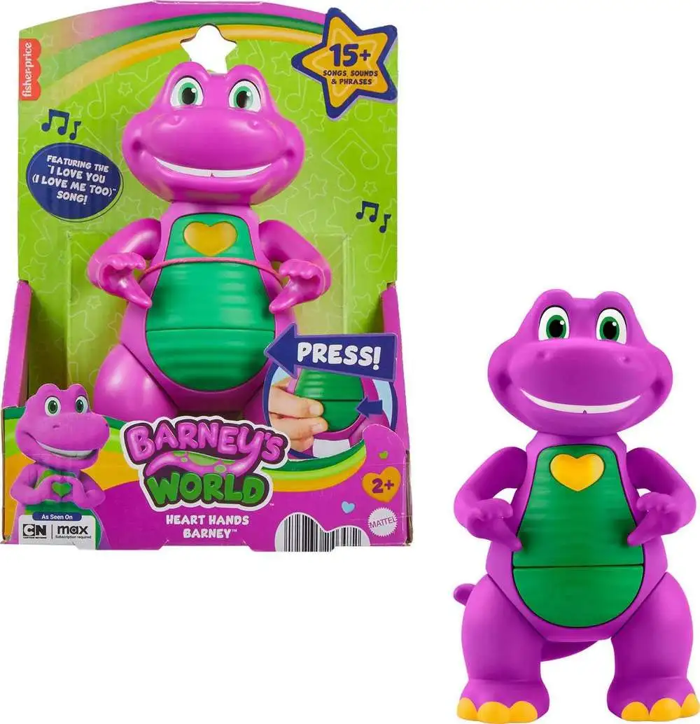Fisher Price Barney & Friends Heart Hands Barney Figure