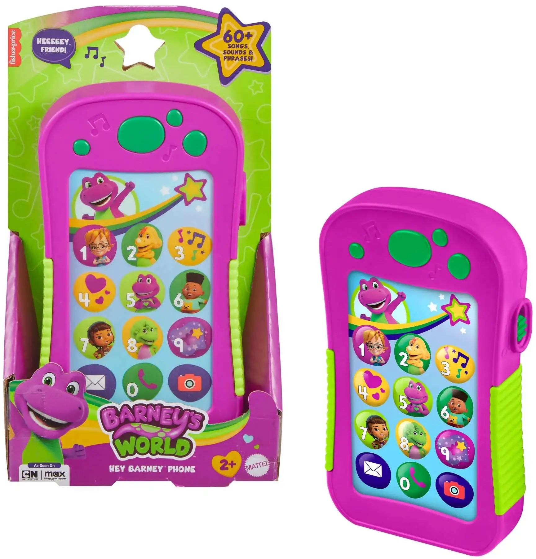 Barney 電話 おもちゃ Amazon.com: Fisher-Price Barney Best Manners Phone, Pink