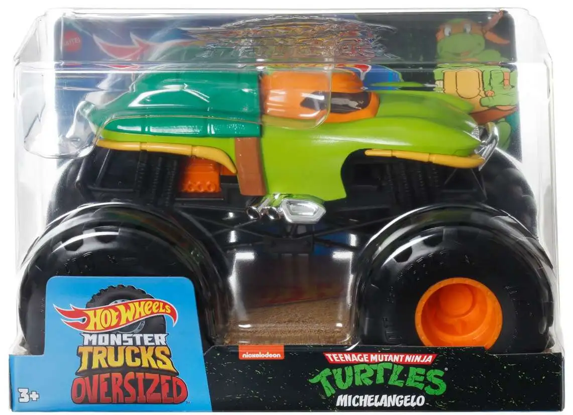 Hot Wheels Monster Trucks TMNT Set outlets of 5