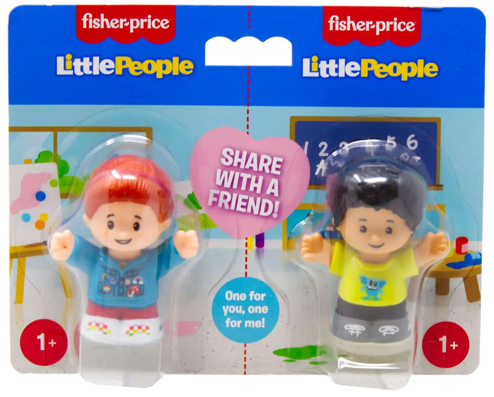 Fisher Price Little People Share with a Friend Girl with Red Hair