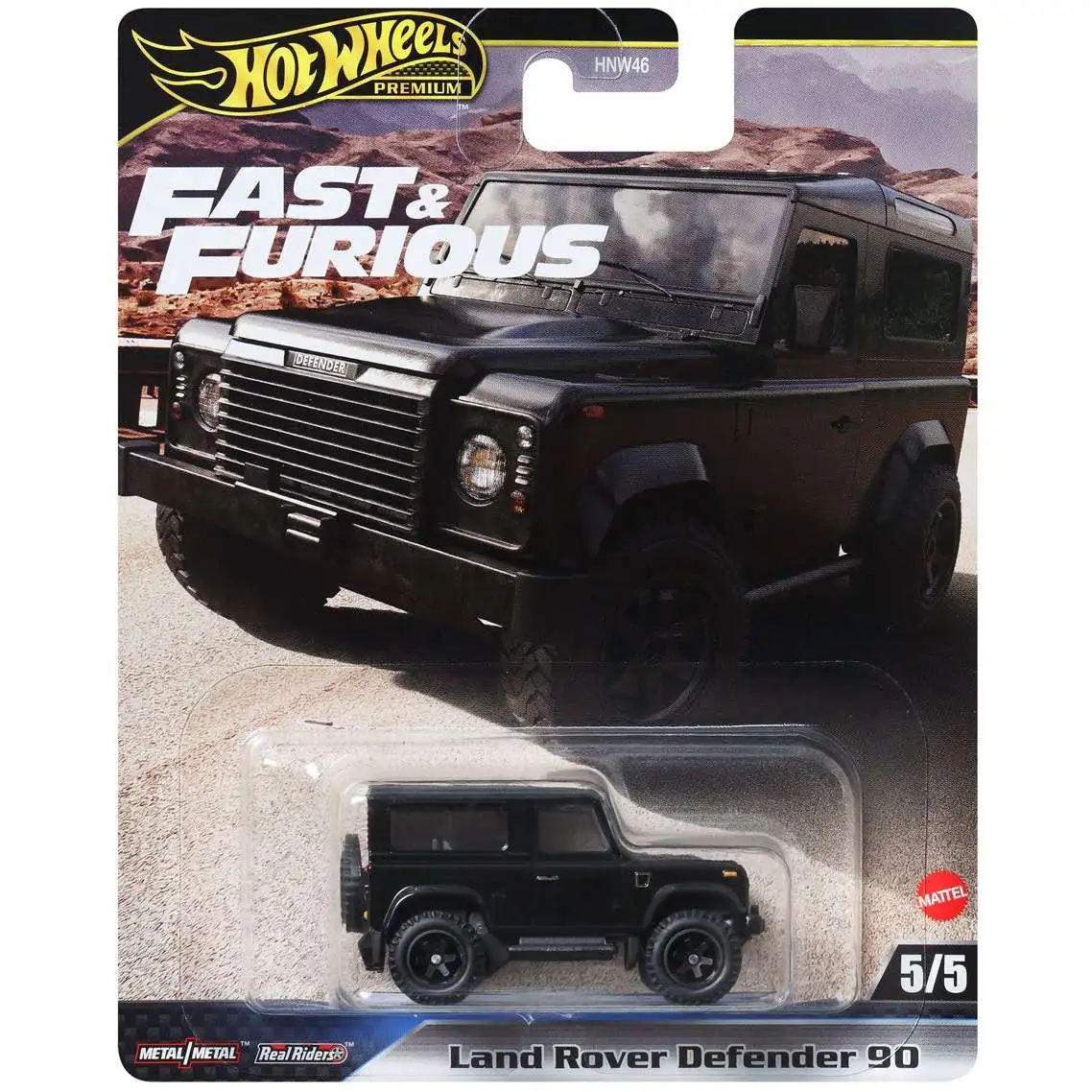 Hot Wheels Fast & Furious Premium Land Rover Defender 90 Die Cast Car