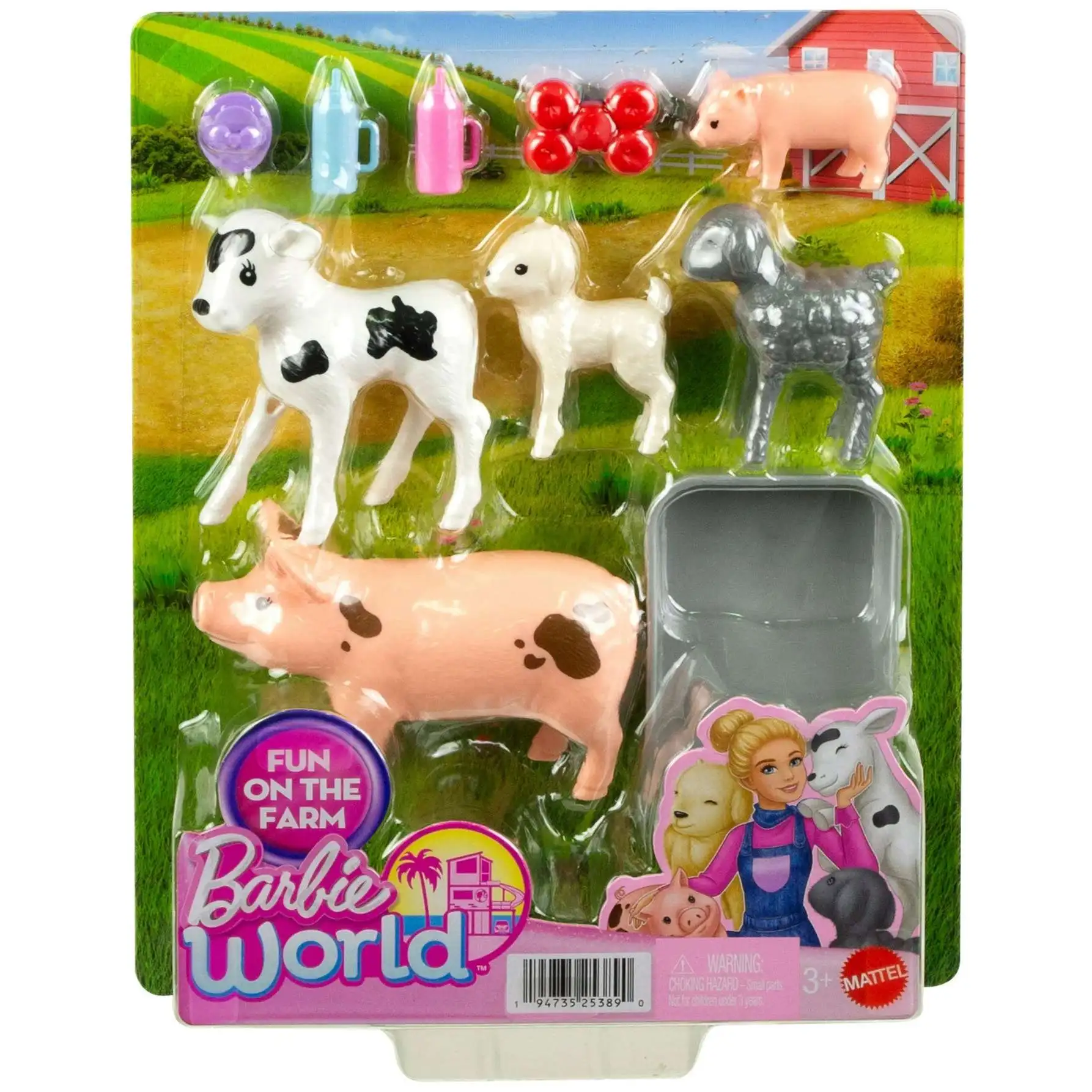 Barbie World Fun on the Farm Doll Playset