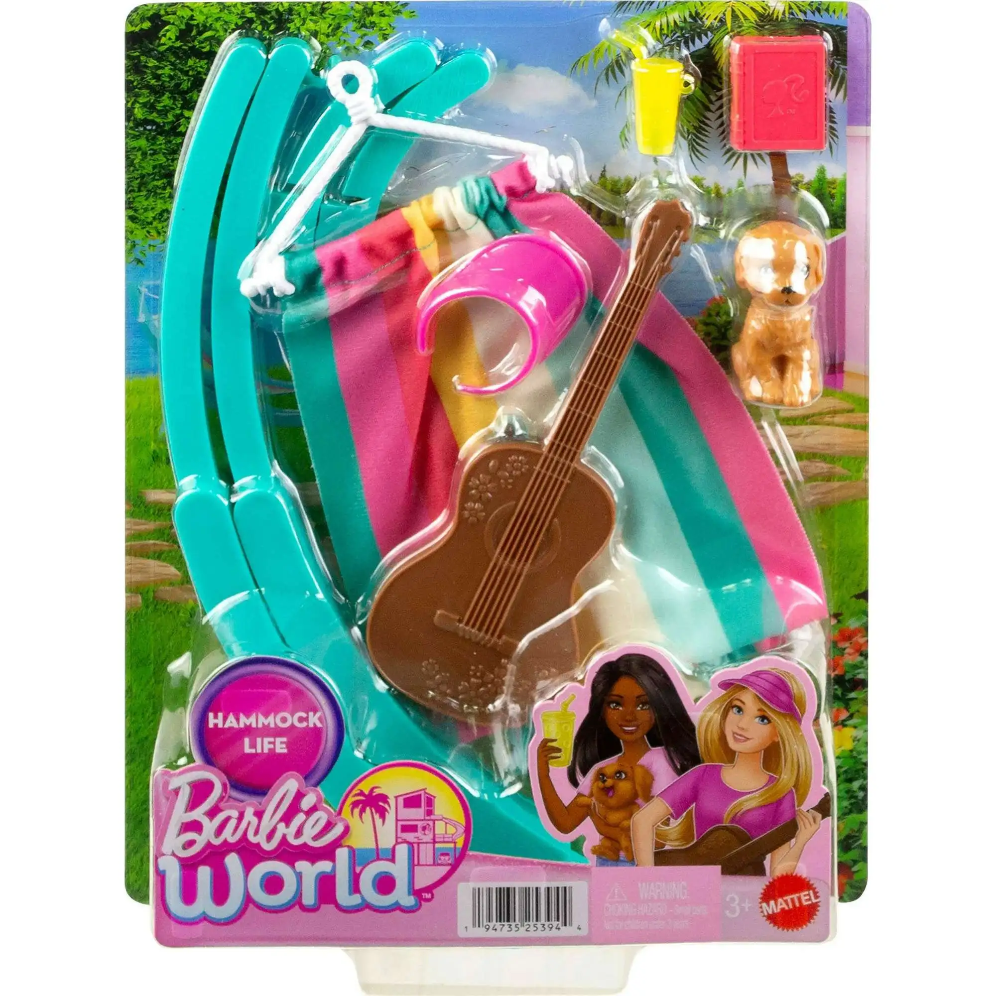 Barbie World Hammock Life Doll Playset Mattel ToyWiz