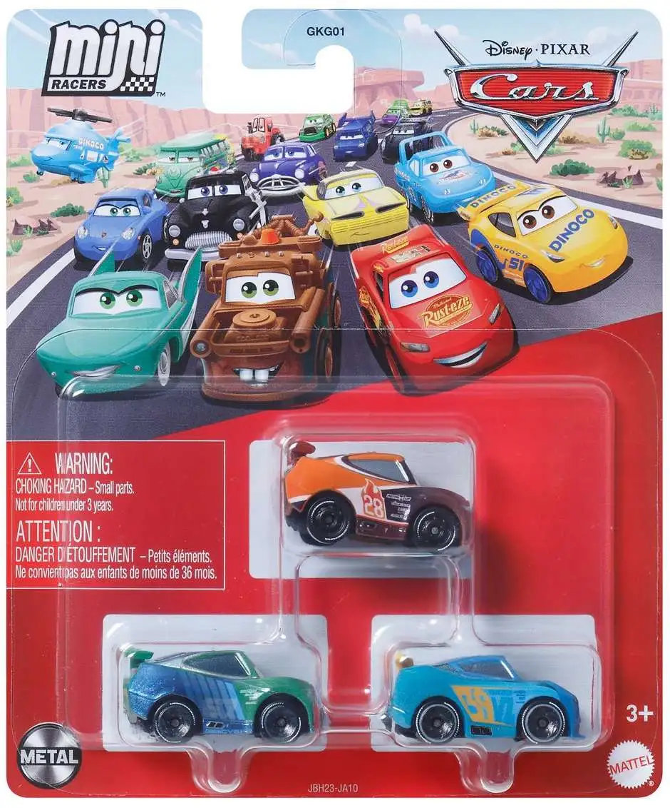 Disney Pixar Cars Die Cast Metal Mini Racers Jim Reverick, Tim
