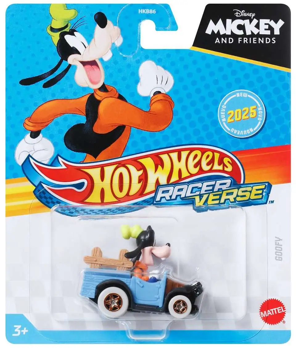 Hot Wheels RacerVerse Disney Goofy Die Cast Car Mattel - ToyWiz