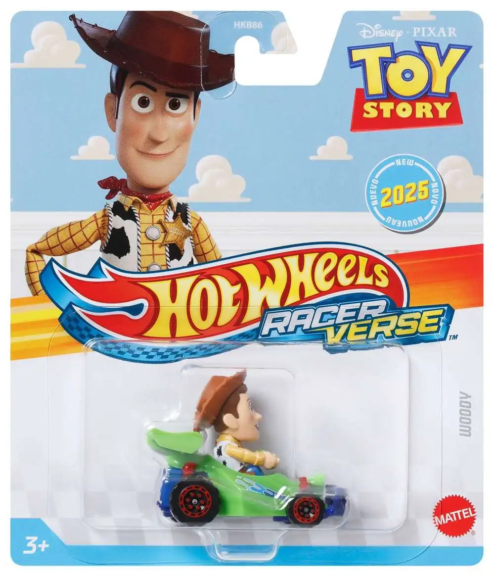 Hot Wheels RacerVerse Disney Woody Die Cast Car Mattel - ToyWiz