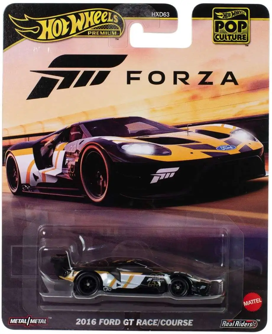 Hot Wheels Forza Premium POP Culture 2016 Ford GT RaceCourse 164