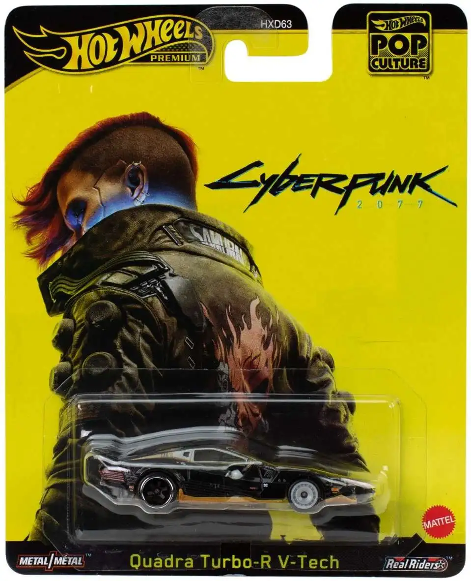 Hot Wheels Cyberpunk 2077 Premium POP Culture Quadra Turbo-R-V