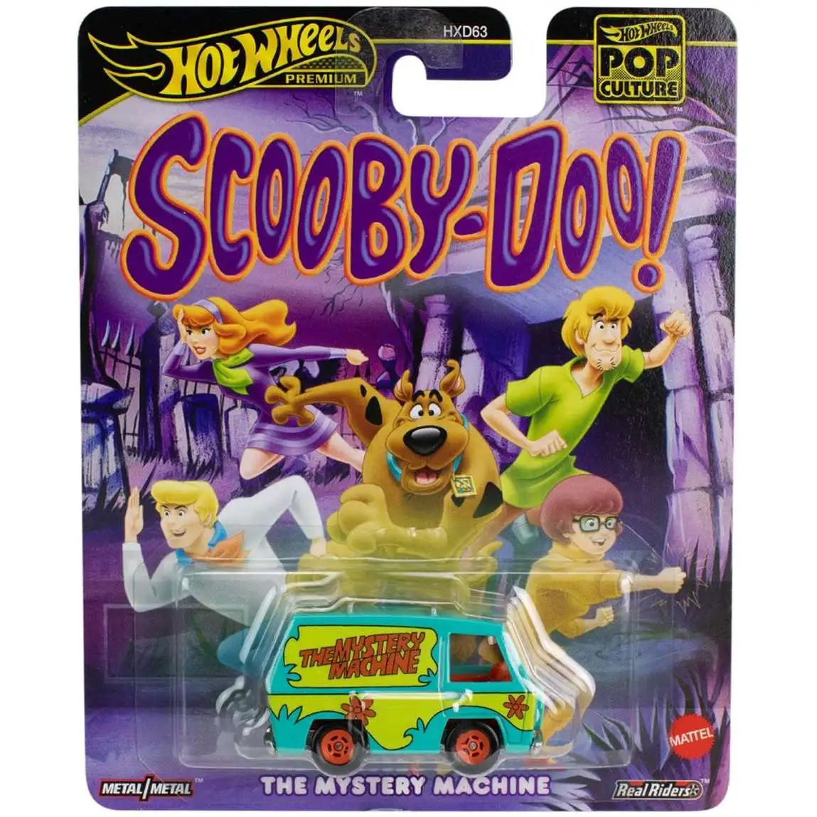 Hot Wheels Scooby-Doo POP Culture The Mystery Machine Premium Diecast Car