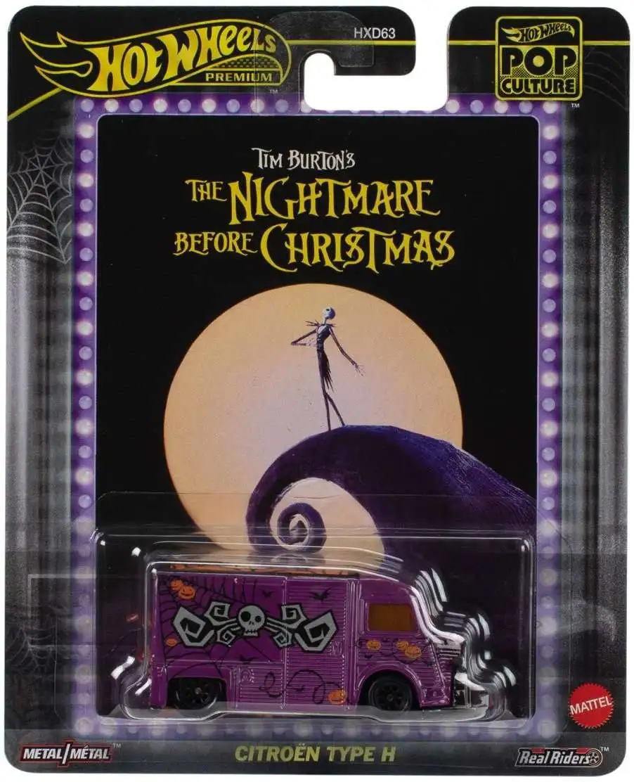 Hot Wheels The Nightmare Before Christmas Premium POP Culture Citroen Type H Diecast Car