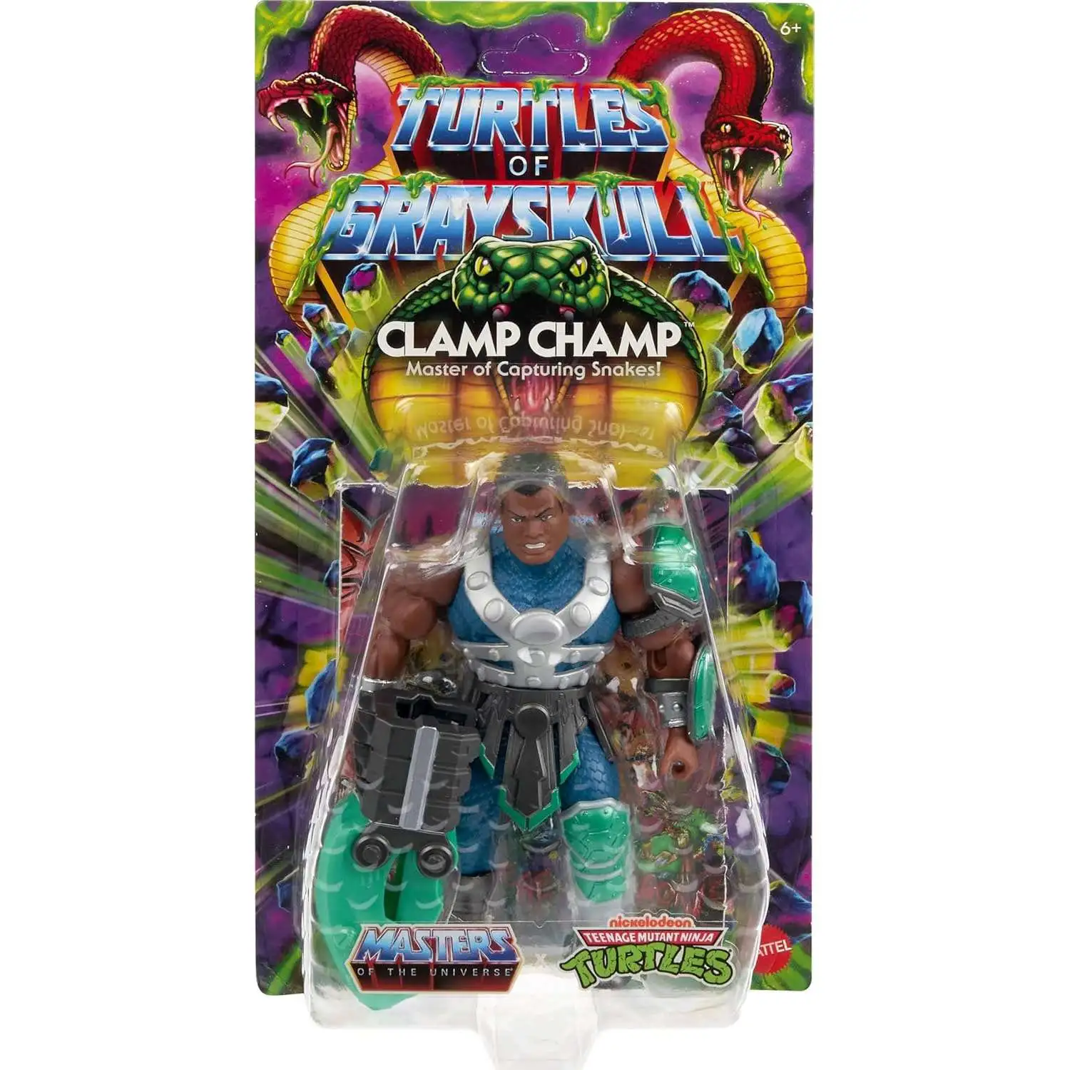 Masters of the Universe Turtles of Grayskull Origins Clamp Champ Action Figure