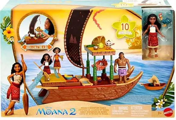 Disney Moana Ocean Adventure Canoe Playset