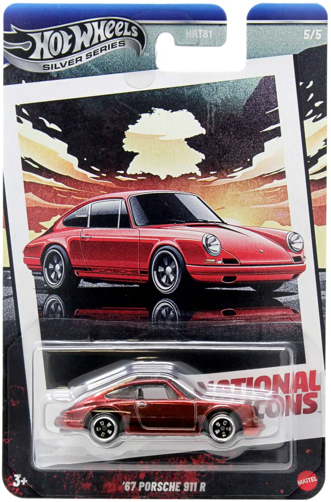 Hot Wheels Silver Series National Icons 67 Porsche 911 R 164