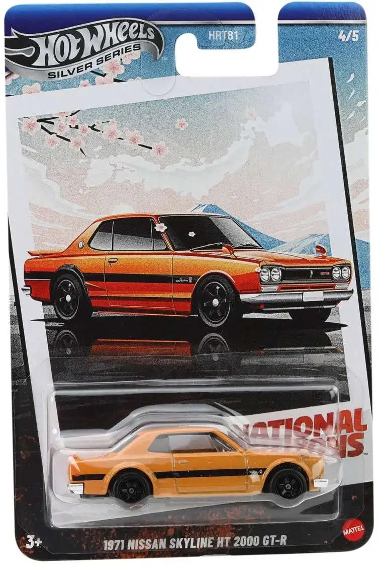 ミニカー Hotwheels 1971 Nissan Skyline H/T 2000 Hot Wheels Silver Series National Icons 1971 Nissan Skyline