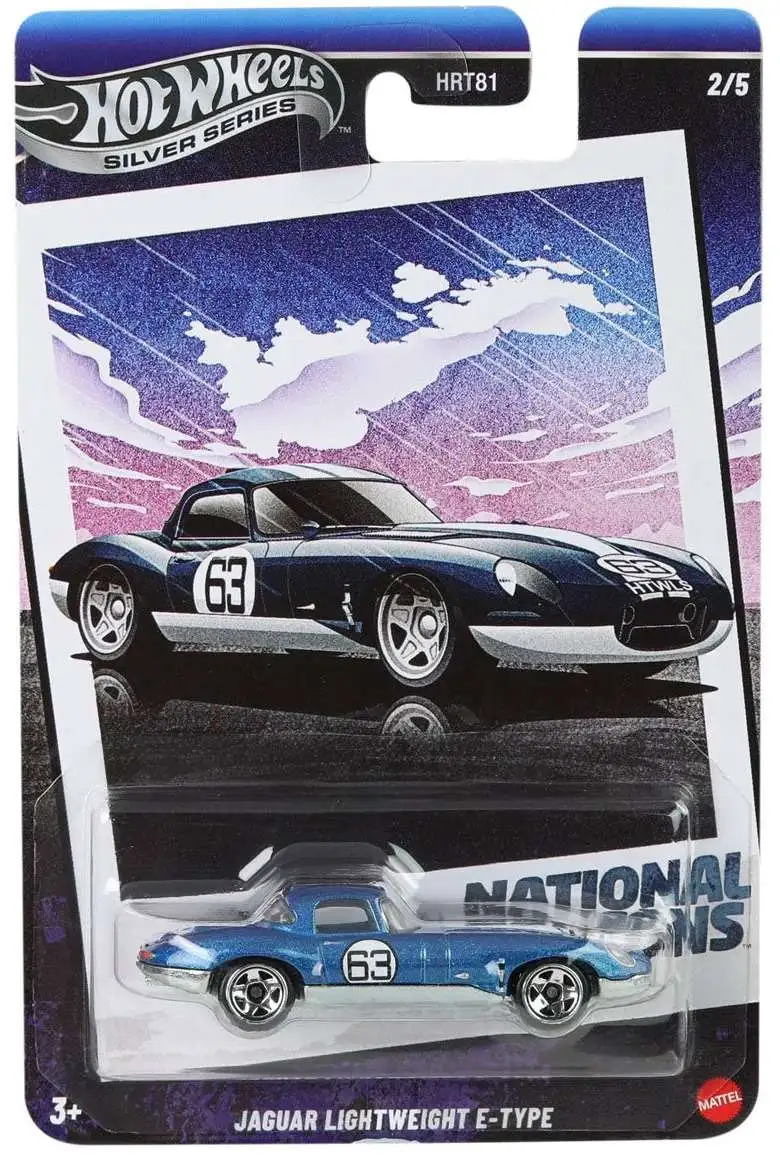Hot Wheels Silver Series National Icons Jaguar Lightweight E-Type