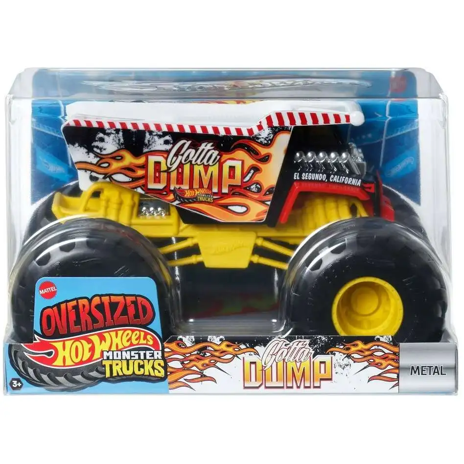 Hot Wheels Monster Trucks Oversized Gotta Dump Diecast Car