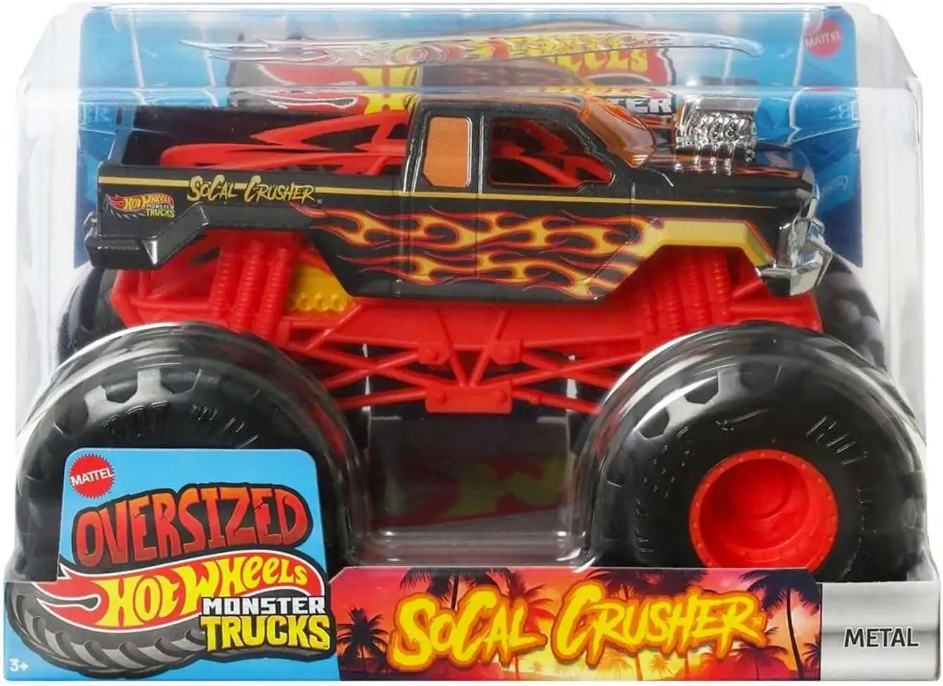 Hot Wheels Monster Trucks Oversized SoCal Crusher 124