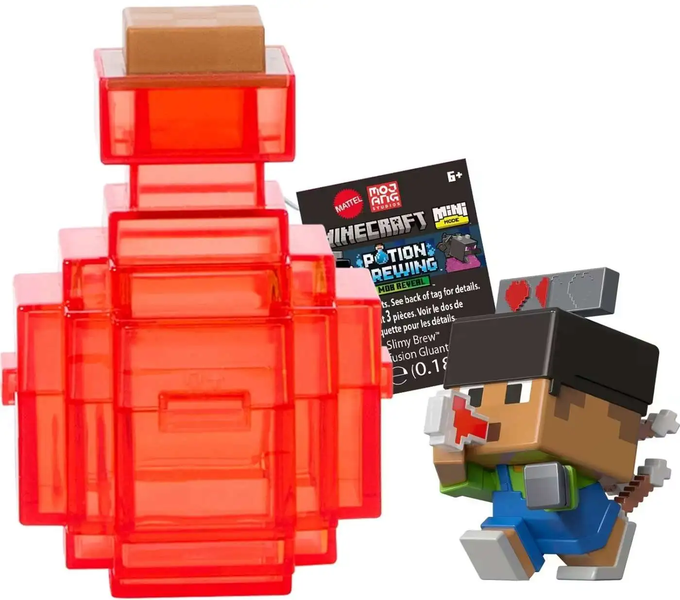 Minecraft Mini Mode Potion Brewing Mob Reveal Steve Mini Figure