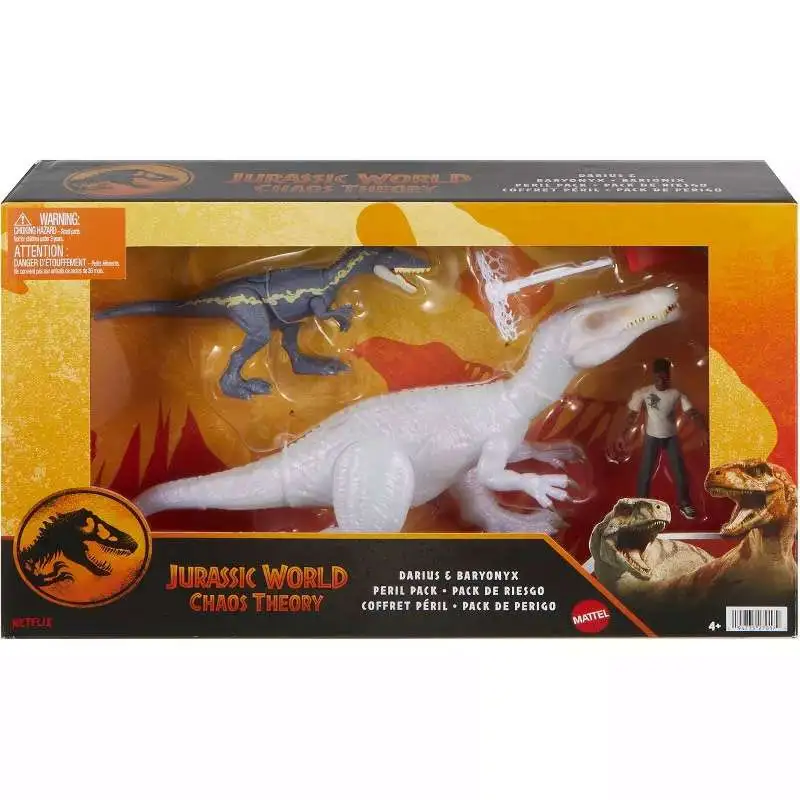Jurassic World Chaos Theory Peril Pack Darius, Baryonyx & Monolophosaurus Action Figure Set