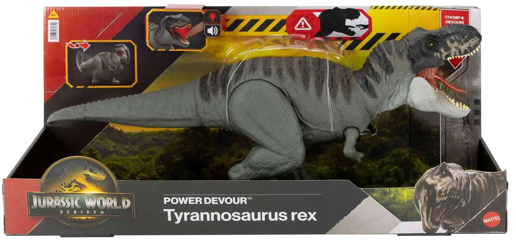 Jurassic World Rebirth Power Devour Tyrannosaurus Rex Action Figure