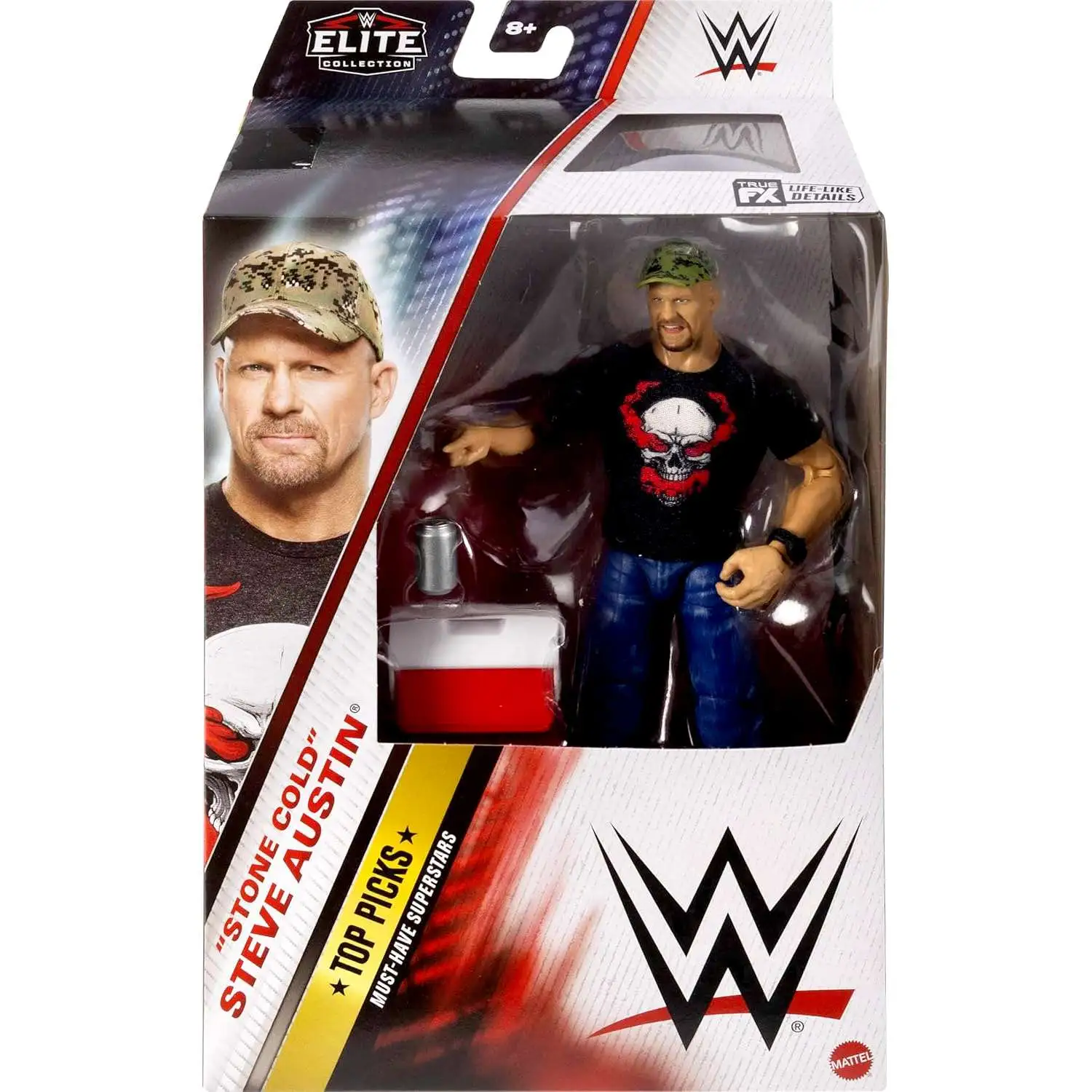WWE Wrestling Elite 2025 Top Picks "Stone Cold" Steve Austin Action Figure