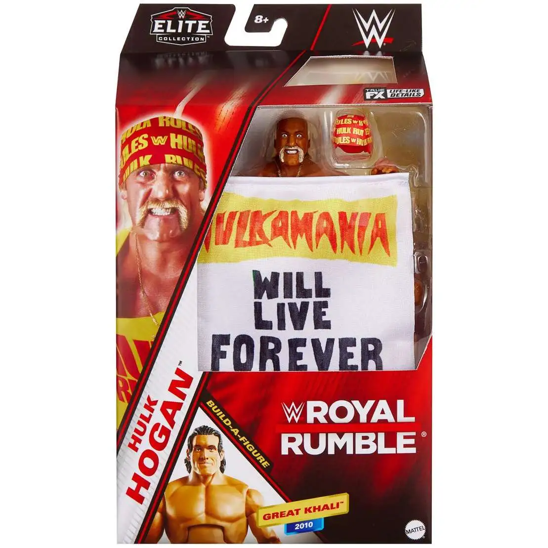WWE Wrestling Elite Collection Royal Rumble Hulk Hogan Action Figure [Build Great Khali Figure!]