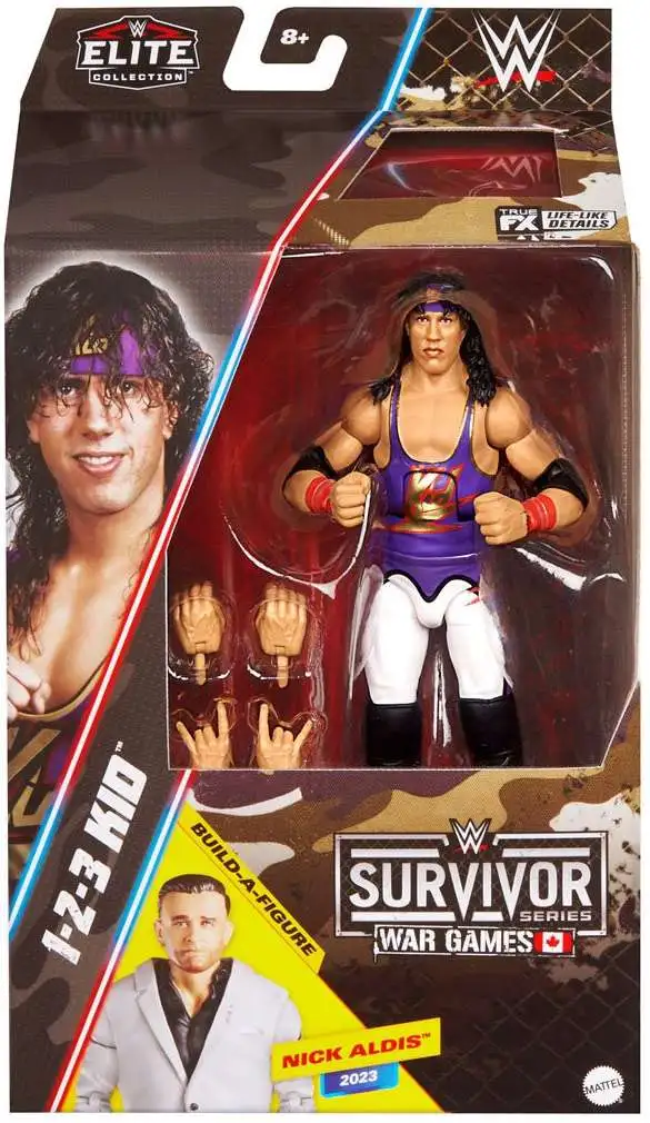 WWE Wrestling Elite Collection Survivor Series War Games 1-2-3 Kid Action Figure