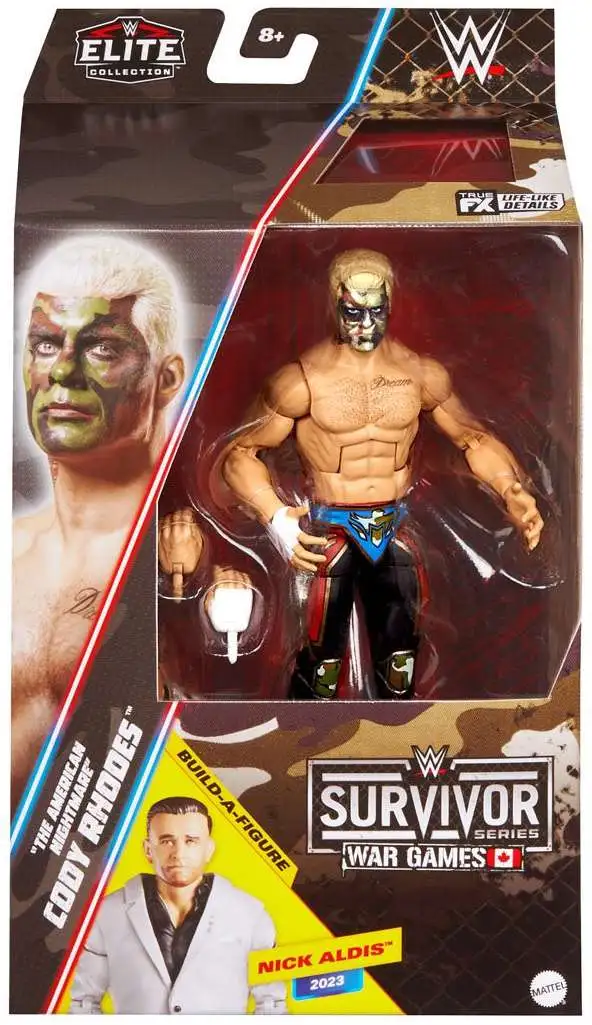 WWE Wrestling Elite Collection Survivor Series War Games "The American Nightmare" Cody Rhodes Action Figure