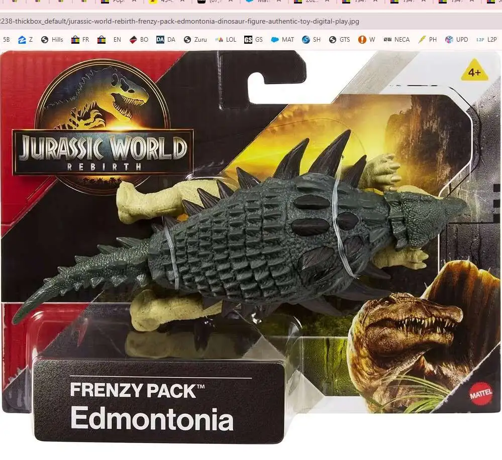 Jurassic World Rebirth Frenzy Pack Edmontonia Action Figure