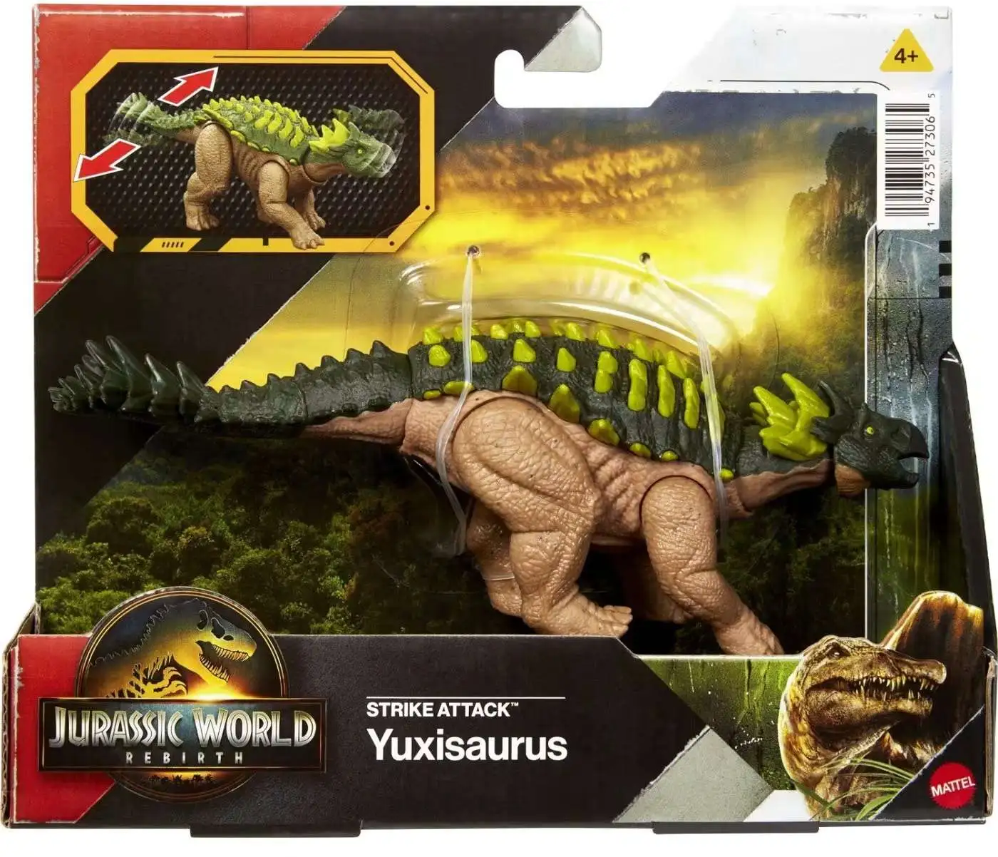 YU+KI、EVER+LAST ex.JURASSIC Jurassic World Rebirth Strike Attack Yuxisaurus Action