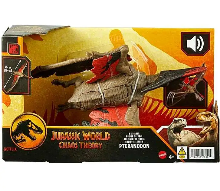 Jurassic World Chaos Theory Wild Roar Pteranodon Action Figure